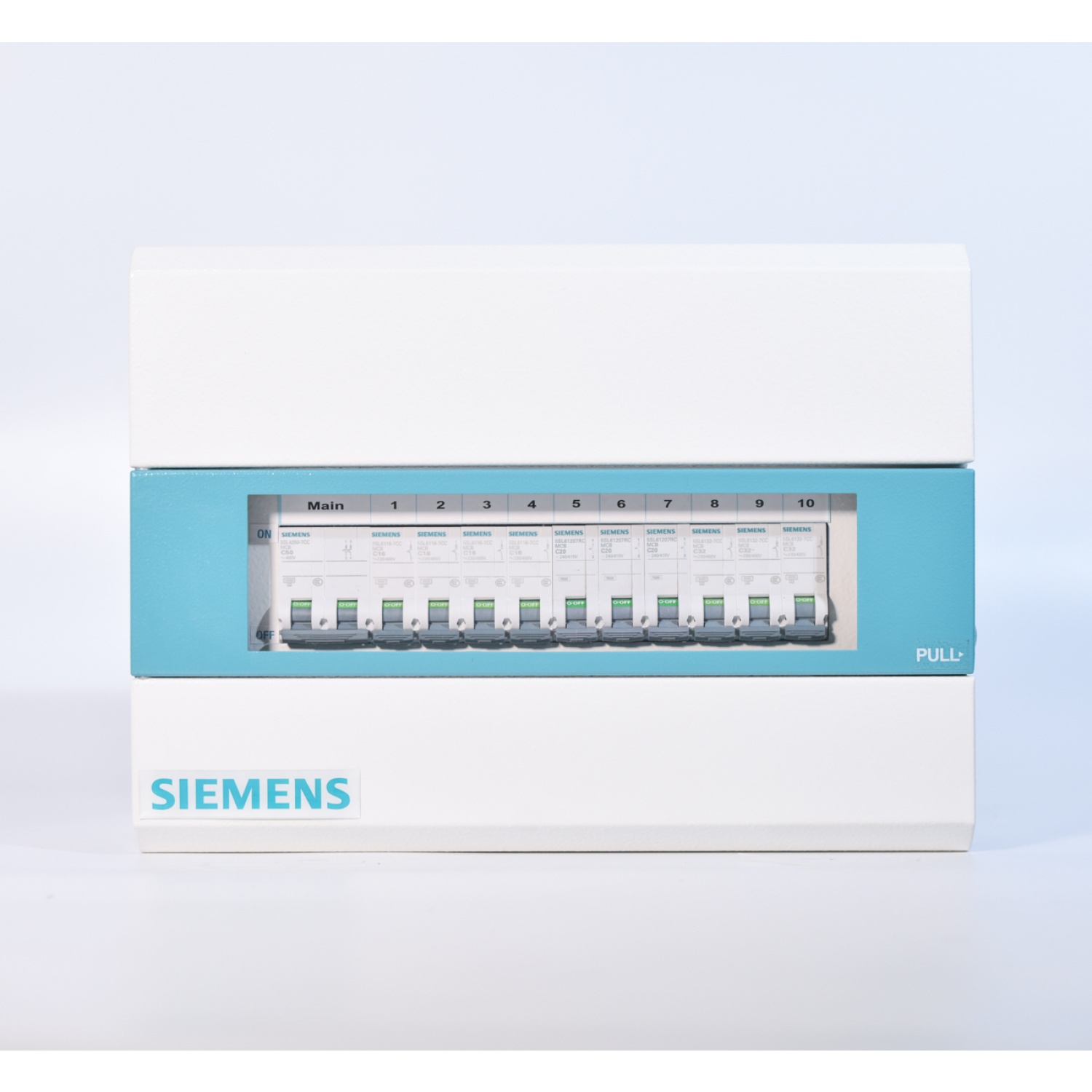 SIEMENS ตู้คอนซูเมอร์ยูนิต ครบชุด 10 ช่องเมน 63 แอมป์ รุ่น SBTH10-S 63