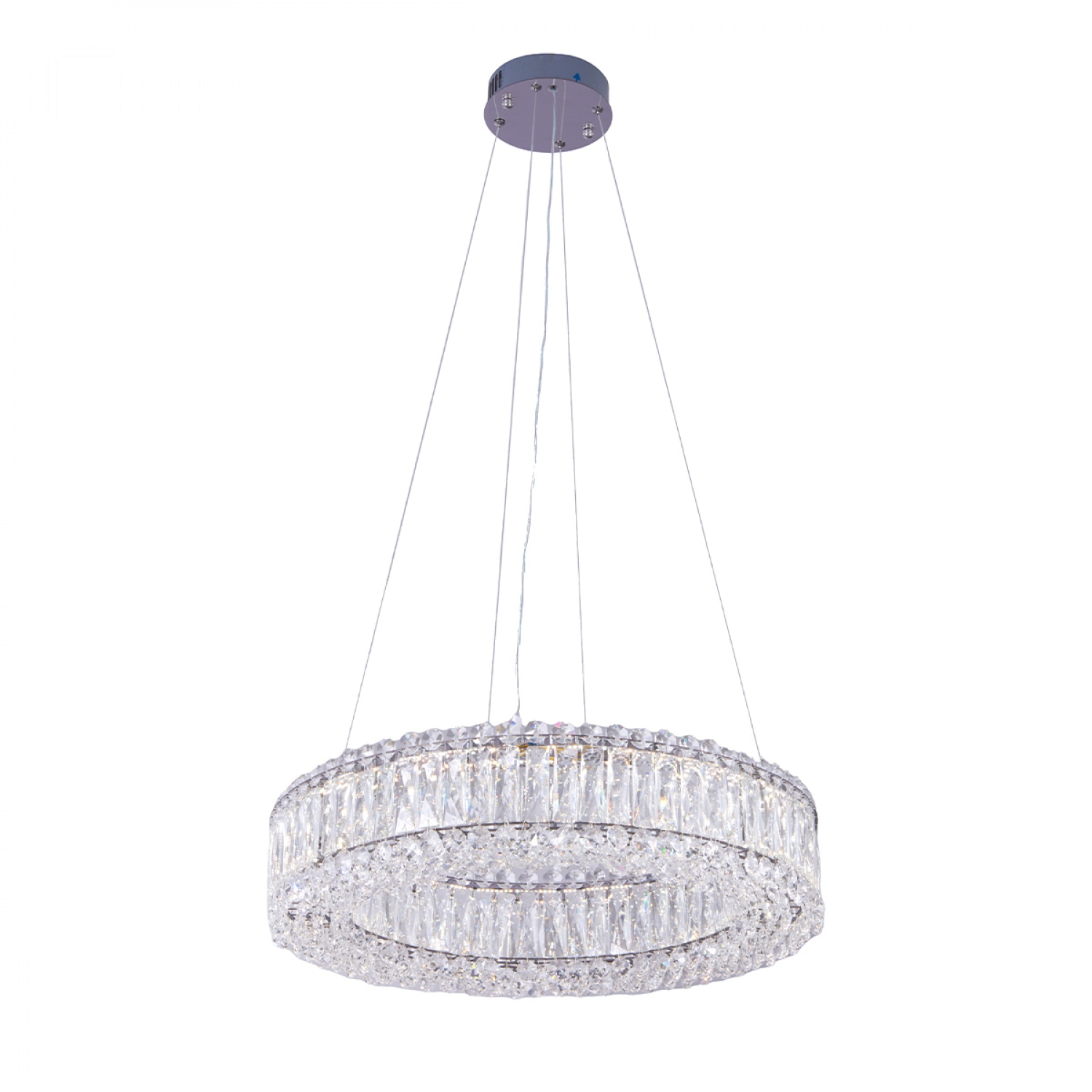 EILON โคมแชนเดอเลียร์ 56Wx2  รุ่น 562-600/CH ปรับแสงได้ 3 แสง