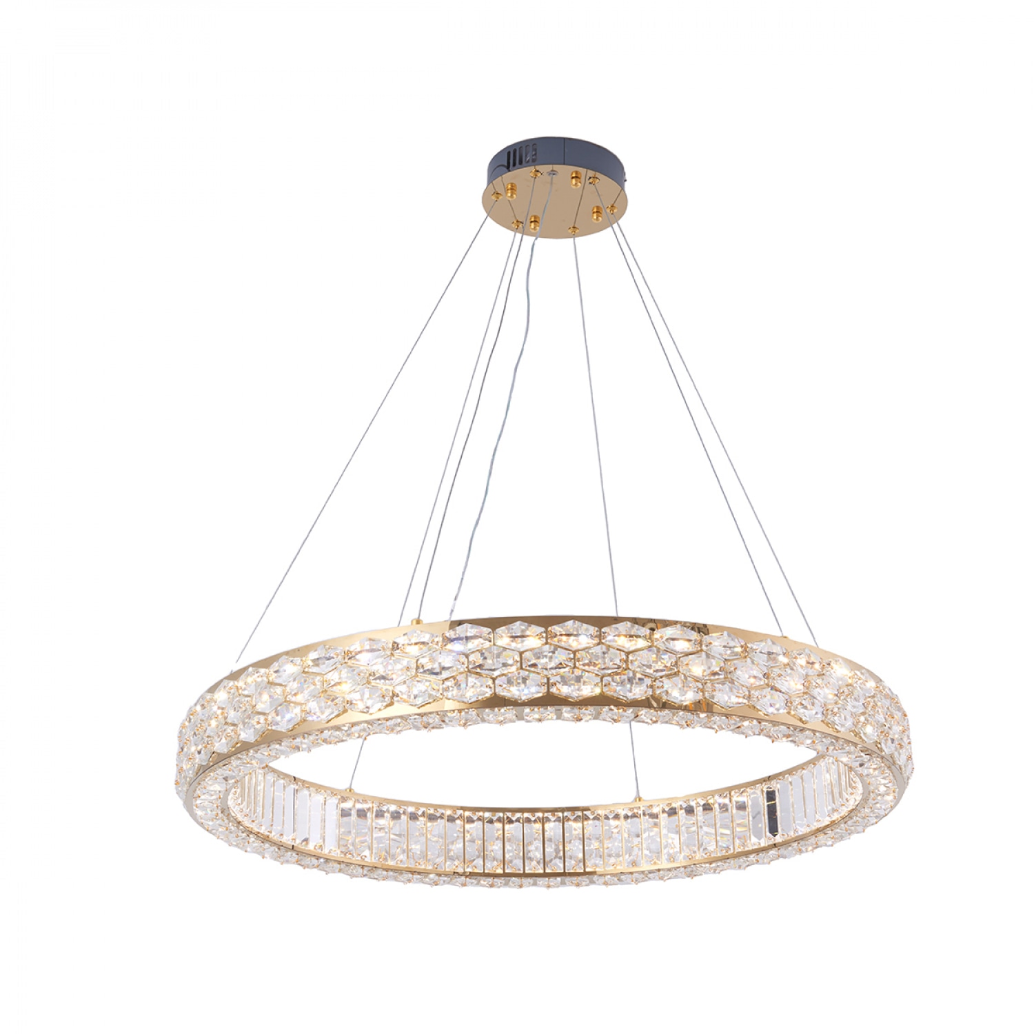 EILON โคมแชนเดอเลียร์ 51Wx2  รุ่น 568-800/GD ปรับแสงได้ 3 แสง