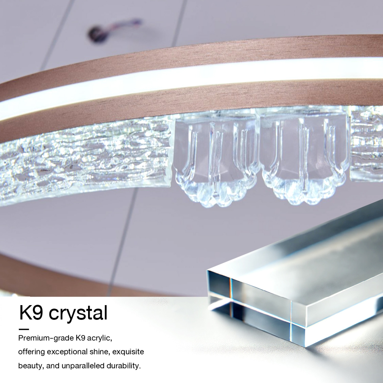 EILON โคมแชนเดอเลียร์ 114Wx2 รุ่น 6314-4+6 ปรับแสงได้ 3 แสง