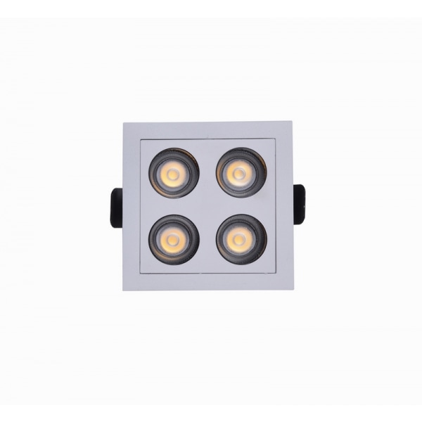 EILON ดาวน์ไลท์ 4x2W แสงวอร์ม รุ่นTL-2204/WH สีขาว