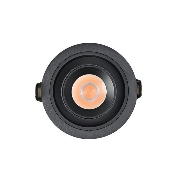 EILON ดาวน์ไลท์ 12W แสงวอร์ม รุ่นLA-4210/BK สีดำ