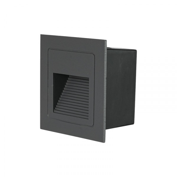 EILON โคมติดขั้นบันได 3W แสงวอร์ม รุ่นTL-701/DGR สีเทาเข้ม