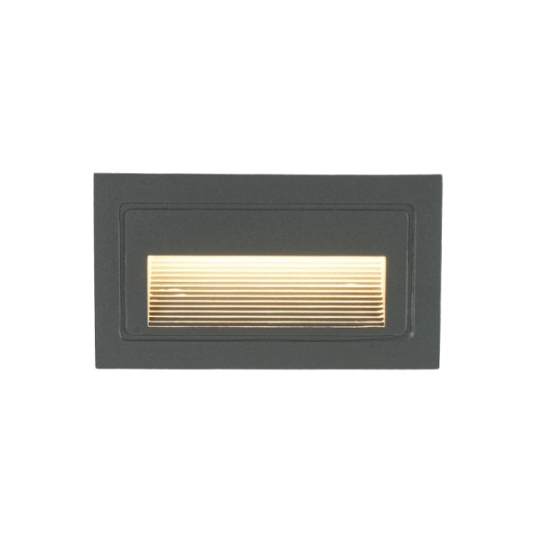 EILON โคมติดขั้นบันได 3W แสงวอร์ม รุ่นTL-706/DGR สีเทาเข้ม