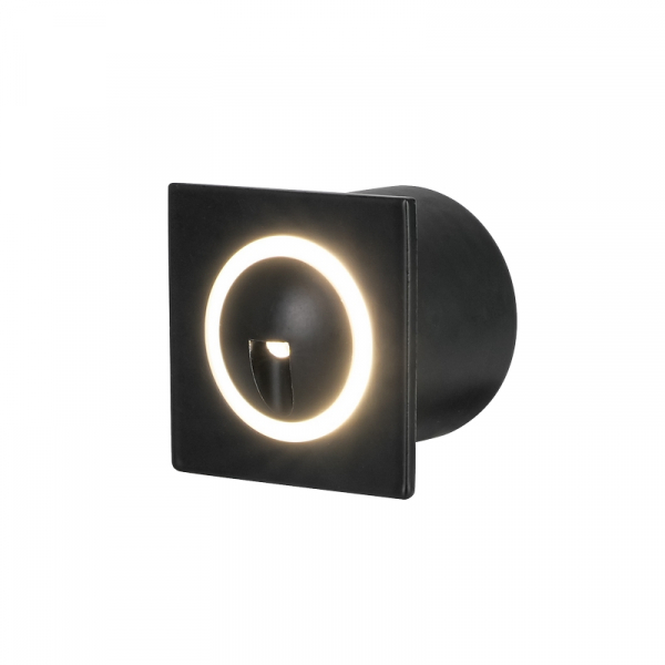 EILON โคมติดขั้นบันได 3W แสงวอร์ม รุ่นLC-5801F /BK สีดำ