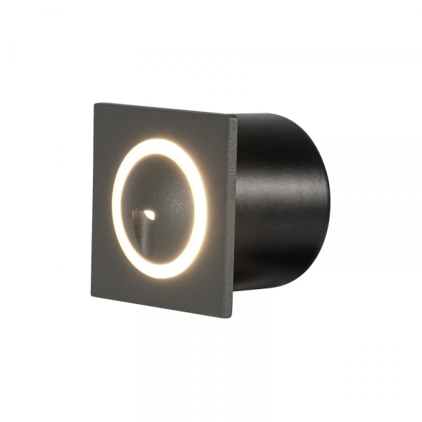 EILON โคมติดขั้นบันได 3W แสงวอร์ม รุ่นLC-5801F /DGR สีเทาเข้ม