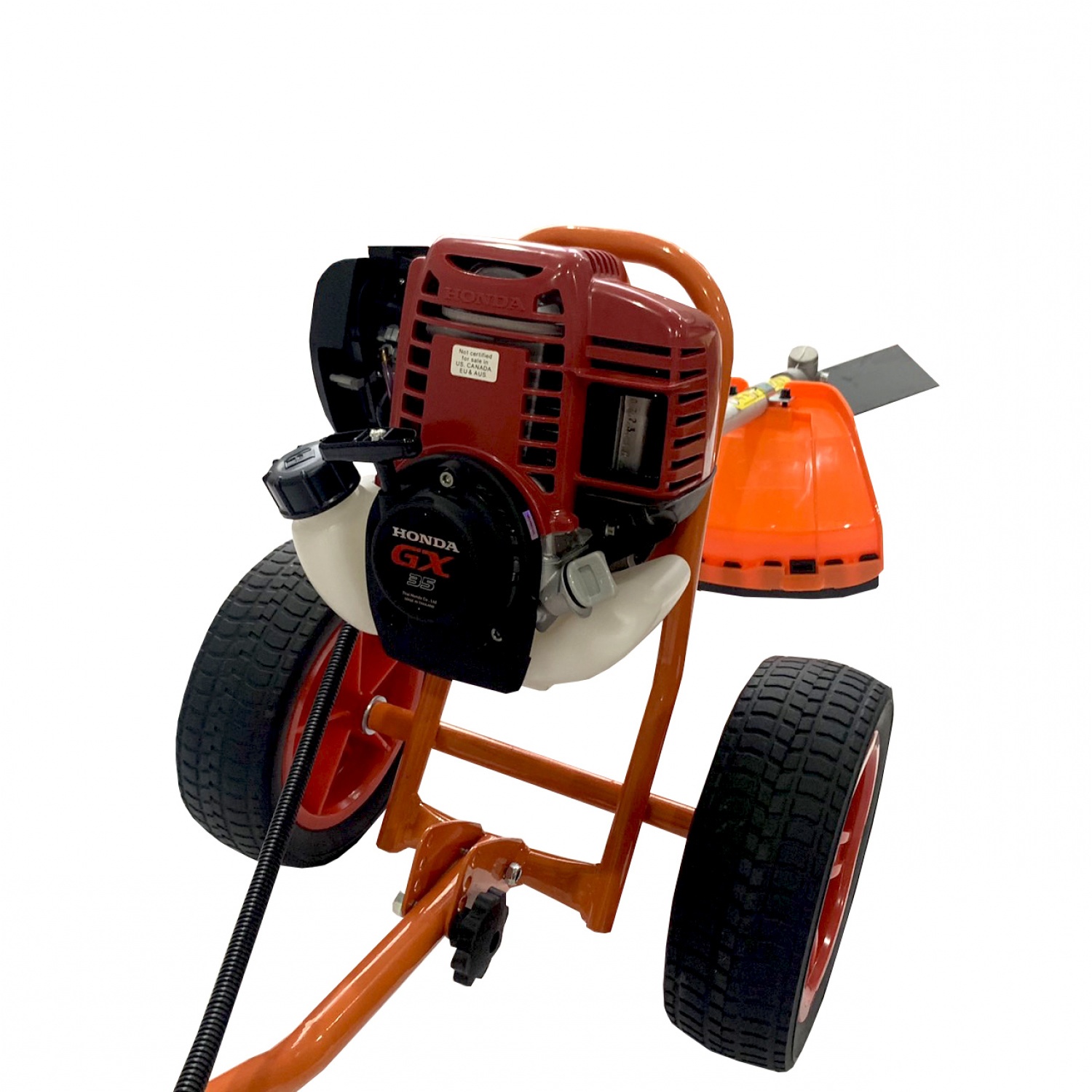 รถเข็นตัดหญ้าเครื่องยนต์ 4 จังหวะ HONDA GX35T ขนาด 35.8 CC.