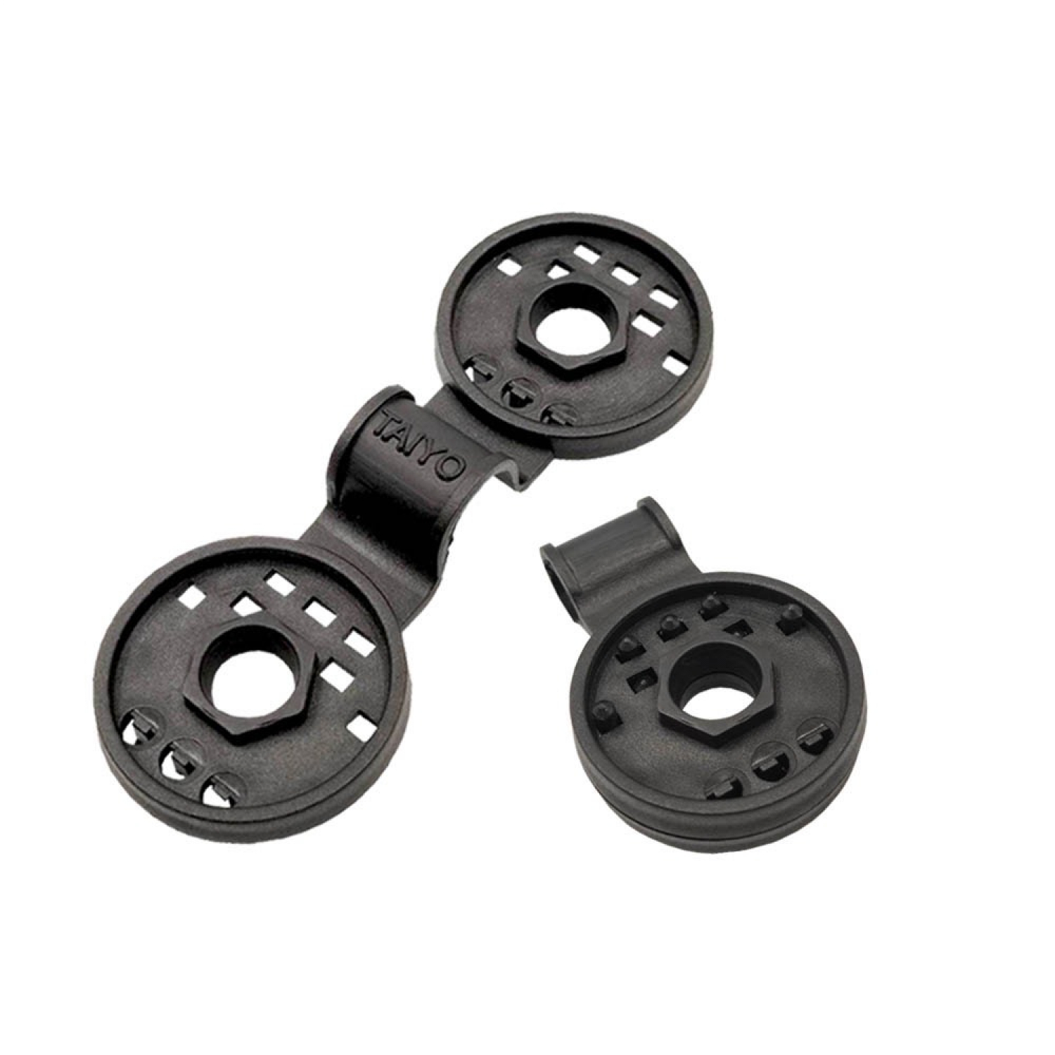 Tree’O ตัวหนีบสแลนสีดำ แบบกลม 20 ชิ้น/แพ็ก