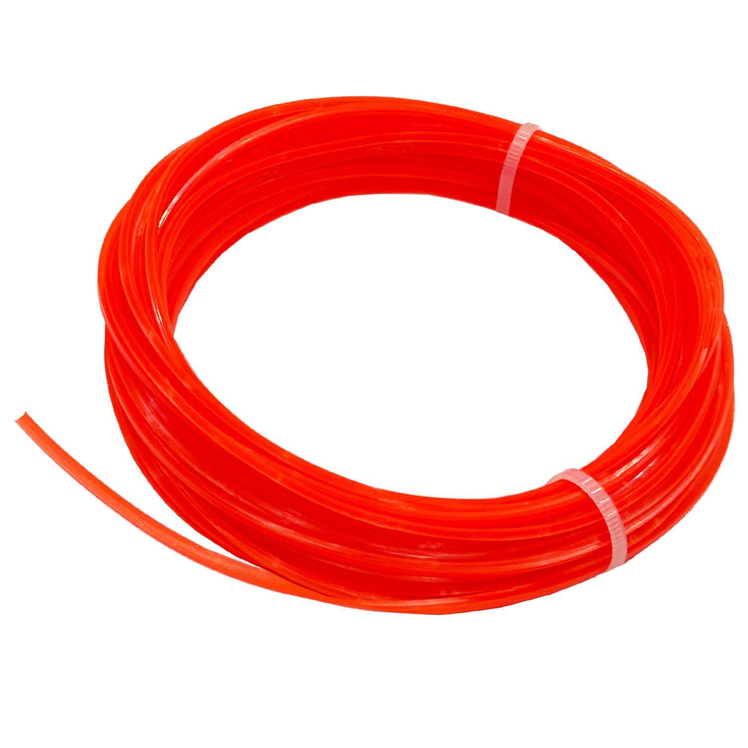 TUF เอ็นตัดหญ้าเส้นเหลี่ยม สีส้ม ขนาด 1.3มม. ยาว 30ม.