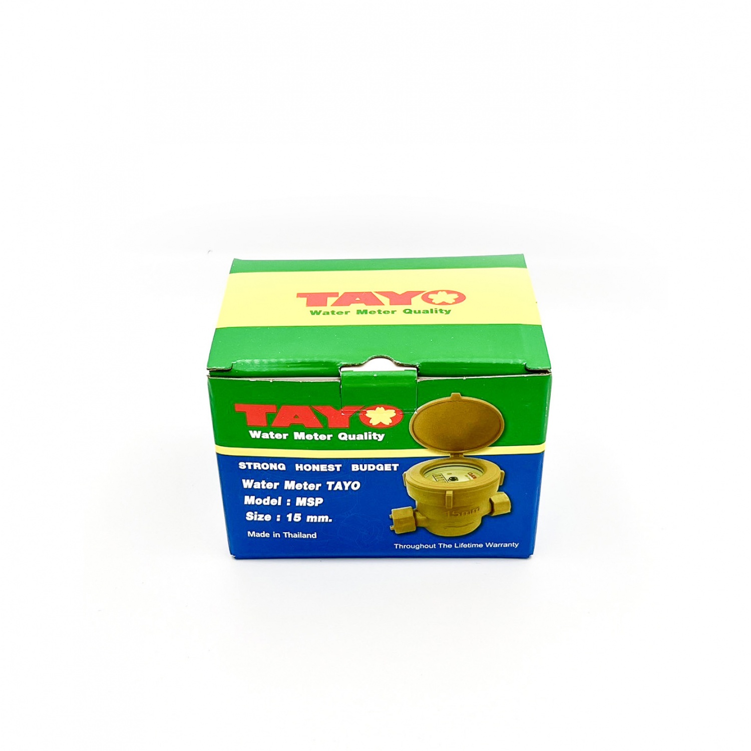 TAYO มิเตอร์น้ำ 1/2 นิ้ว ABS รุ่น MSP สีทอง