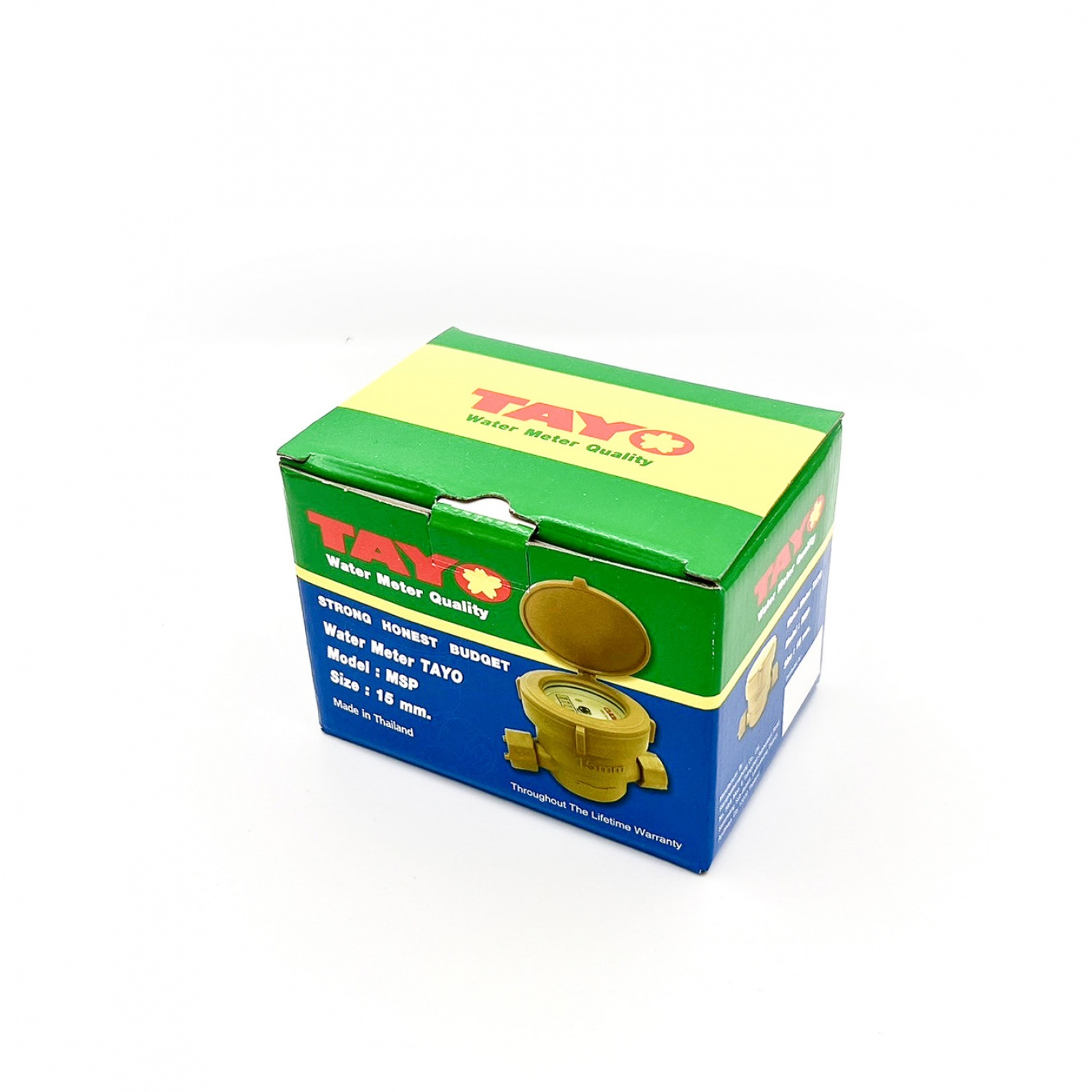 TAYO มิเตอร์น้ำ 1/2 นิ้ว ABS รุ่น MSP สีทอง