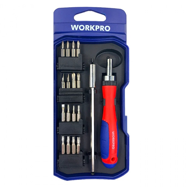 WORKPRO ชุดไขควงพร้อมดอก PH ด้ามขัน+ก้านต่อ 18 ชิ้น รุ่น WP200516