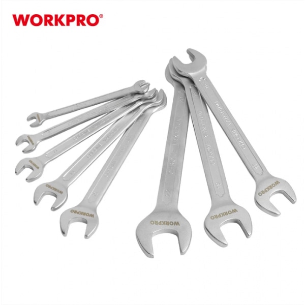 WORKPRO ชุดประแจปากตายชุบโครเมียม  8 ชิ้น รุ่น WP202506