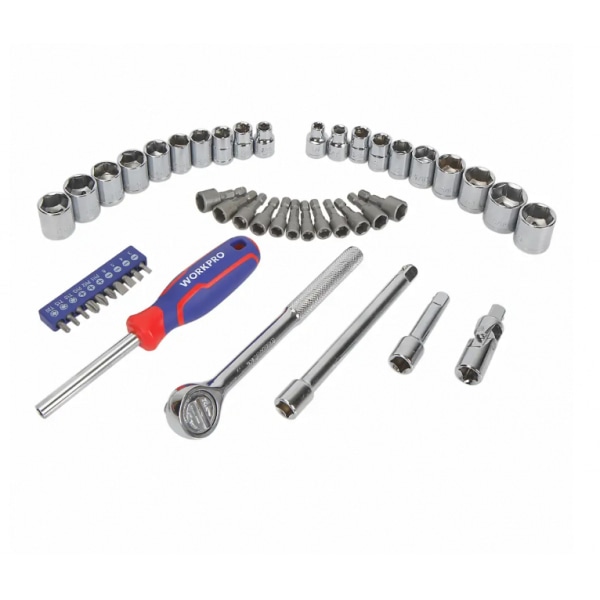 WORKPRO ชุดลูกบ็อกซ์พร้อมด้ามลูกบ็อกซ์ ขนาด 3/8 นิ้ว (47 ชิ้น) รุ่น WP202523
