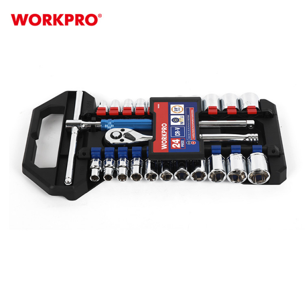 WORKPRO ชุดบ็อกซ์อเนกประสงค์ ขนาด 3/8” (24 ชิ้น) รุ่น WP202553