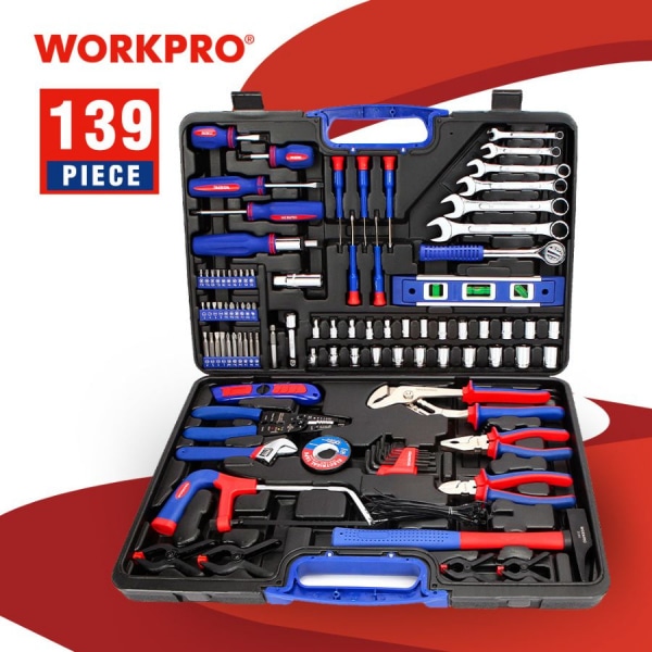 WORKPRO ชุดเครื่องมือช่าง 139ชิ้น