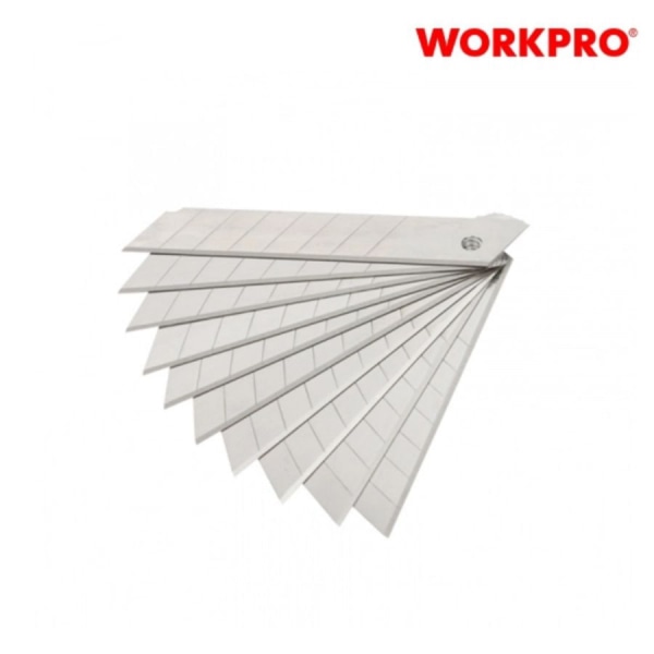 WORKPRO ใบมีดคัตเตอร์ ขนาด 18mm. (10ชิ้น/แพ็ค)