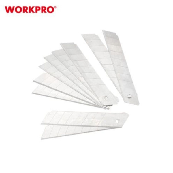 WORKPRO ใบมีดคัตเตอร์ ขนาด 18mm. (10ชิ้น/แพ็ค)