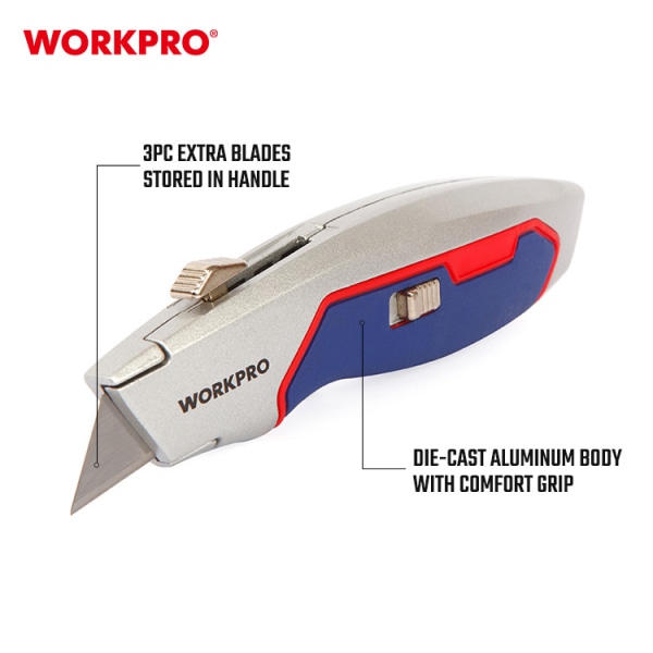 WORKPRO มีดกรีดอเนกประสงค์ 8-IN-1 รุ่น WP213011