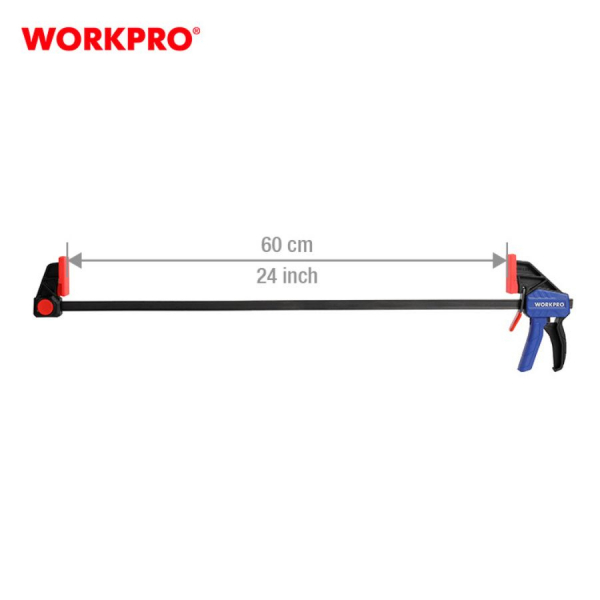 WORKPRO แคลมป์จับชิ้นงาน (QUICK RELEASE) ขนาด 600มม. (24นิ้ว) รุ่น WP232038