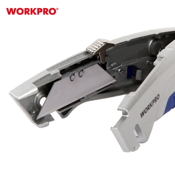 WORKPRO มีดกรีดอเนกประสงค์แบบเปิดเร็ว ปลอกอลูมิเนียม รุ่น WP213024