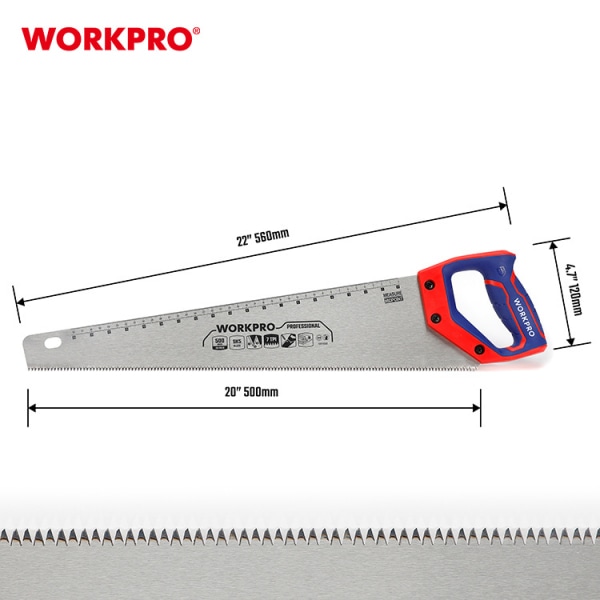 WORKPRO เลื่อยลันดา SK5 7TPI ขนาด 500มม.(20นิ้ว) รุ่น WP215007