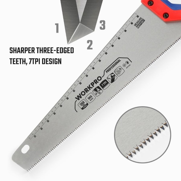 WORKPRO เลื่อยลันดา SK5 ขนาด 350mm. ( 14นิ้ว) รุ่น WP215035