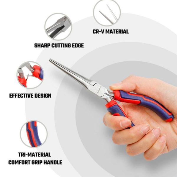 WORKPRO คีมปากแหลม ขนาด 4 นิ้ว รุ่น WP231099