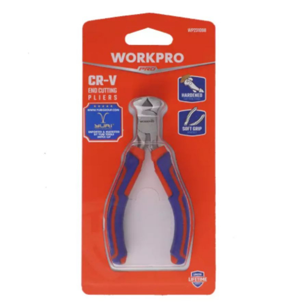 WORKPRO คีมตัดปากนกแก้ว CR-V ขนาด 4 นิ้ว 