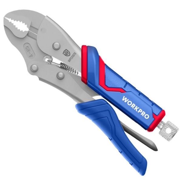 WORKPRO คีมล็อกปากโค้ง CR-V ขนาด 10 นิ้ว รุ่น WP231074