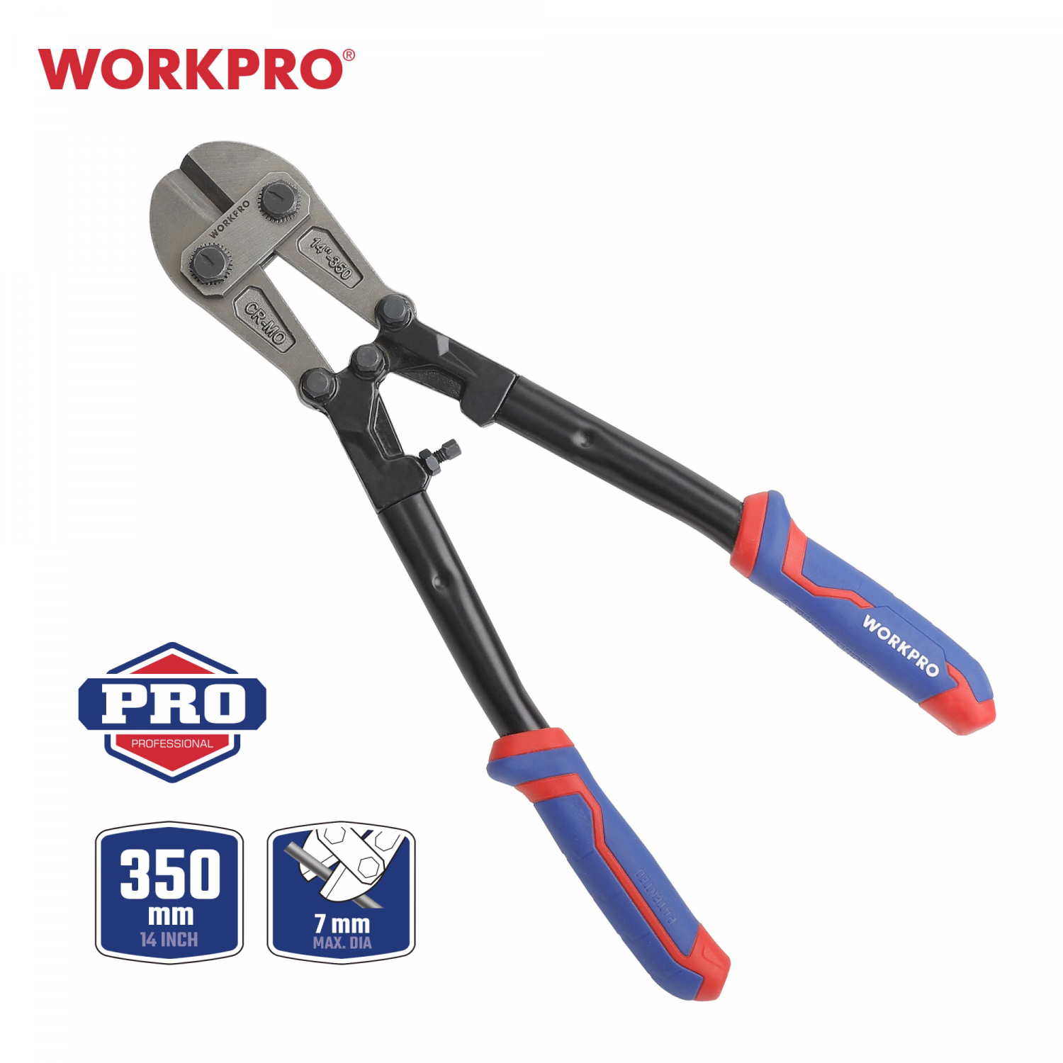 WORKPRO กรรไกรตัดเหล็กเส้น ขนาด 350มม. ( 14นิ้ว) รุ่น WP216003
