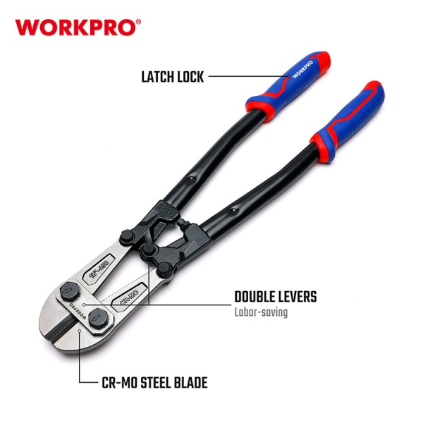 WORKPRO กรรไกรตัดเหล็กเส้น ขนาด 450มม. ( 18นิ้ว) รุ่น WP216004