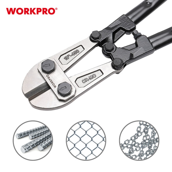 WORKPRO กรรไกรตัดเหล็กเส้น ขนาด 450มม. ( 18นิ้ว) รุ่น WP216004