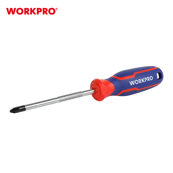WORKPRO ไขควงแฉกด้ามสามสี, CR-V PH1x150มม.