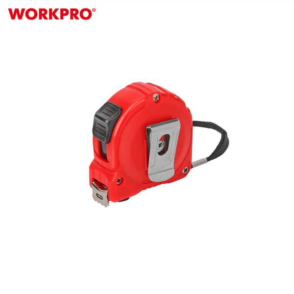  WORKPRO ตลับเมตรพลาสติก 5Mx19mm รุ่น WP261035 สีแดง
