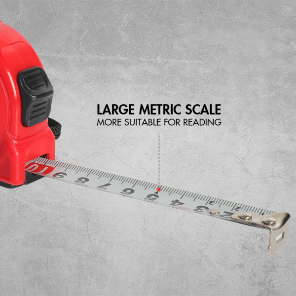 WORKPRO ตลับเมตรพลาสติก 7.5Mx16mm. รุ่น WP261002 สีแดง