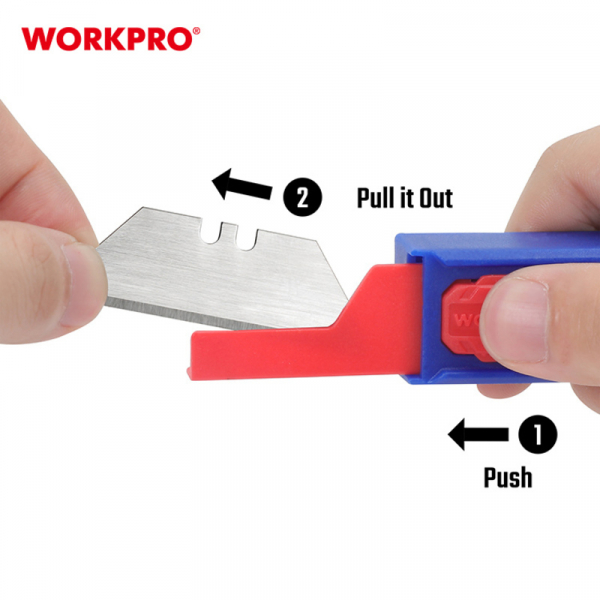 Workpro ใบมีดอเนกประสงค์ SK5 10 ชิ้นสำหรับงานหนัก WP213002