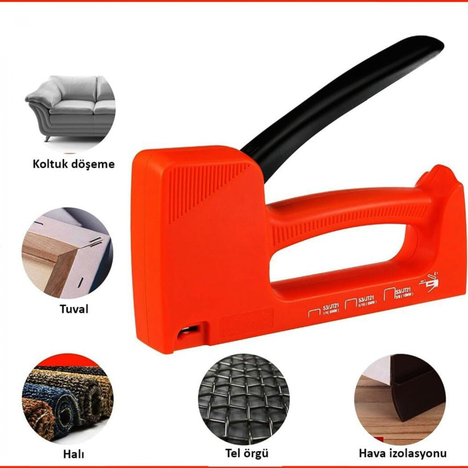 WORKPRO ปืนลวดเย็บกระดาษน้ำหนักเบา WP223015