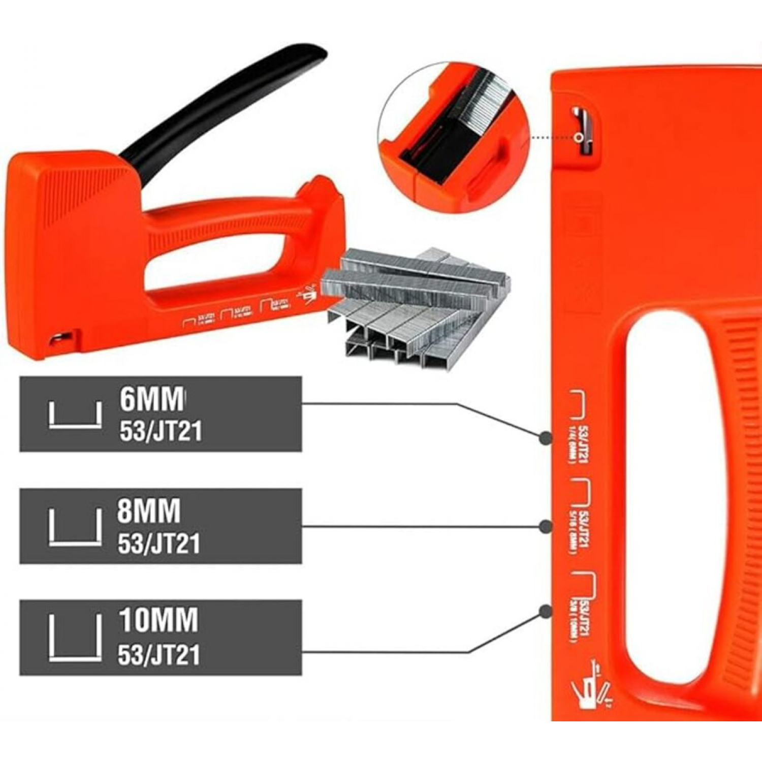 WORKPRO ปืนลวดเย็บกระดาษน้ำหนักเบา WP223015
