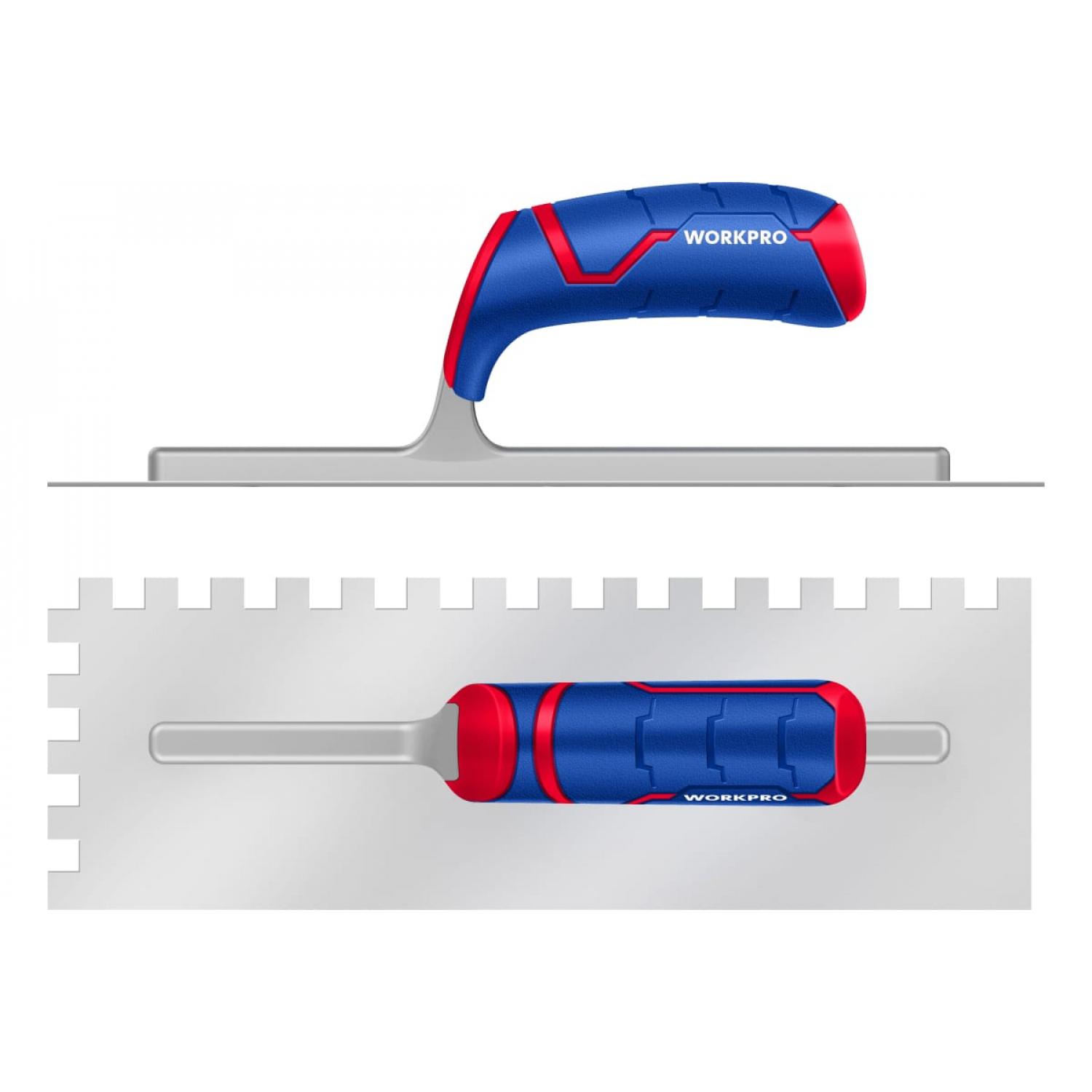 WORKPRO เกรียงหวีสแตนเลส ฟันขอบหยัก 6 × 6 มม. WP323001