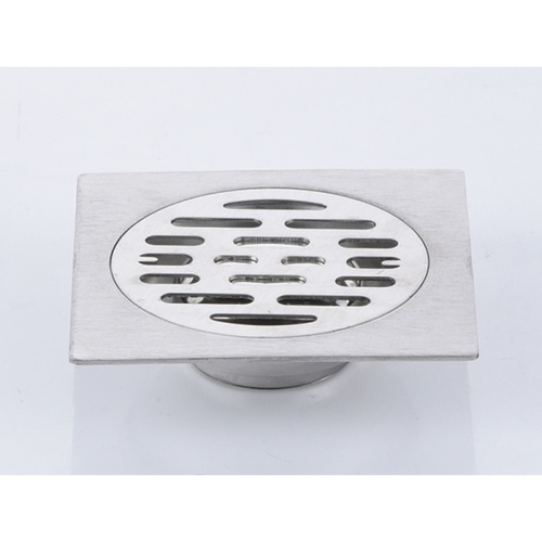 Verno ตะแกรงกันกลิ่นสเตนเลส 304 รุ่น PQS-01 ขนาด 10x10x2ซม. สีสเตนเลส