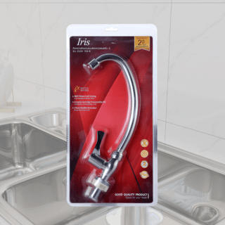 Iris ก๊อกอ่างล้างจานแบบติดเคาน์เตอร์ตัว C รุ่น มิวนิค 704-9