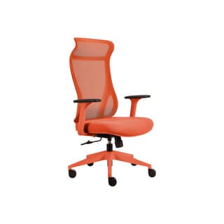 SMITH เก้าอี้สำนักงาน HIGH BACK รุ่น GEM-04 ขนาด 67x64x101-108 ซม. สีส้ม Black Gas lift（Class 3）