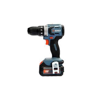 SENIX สว่านไร้สายBrushless 13มม. 20V(Max) รุ่นPDDX2-M2-EU สีน้ำเงินดำ (พร้อมแบตเตอรี่ 2.0Ah 2ก้อน และแท่นชาร์ต1อัน)