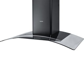 MEXเครื่องดูดควันกระโจมทรงกระจกโค้ง สีดำ รุ่น MC390BV