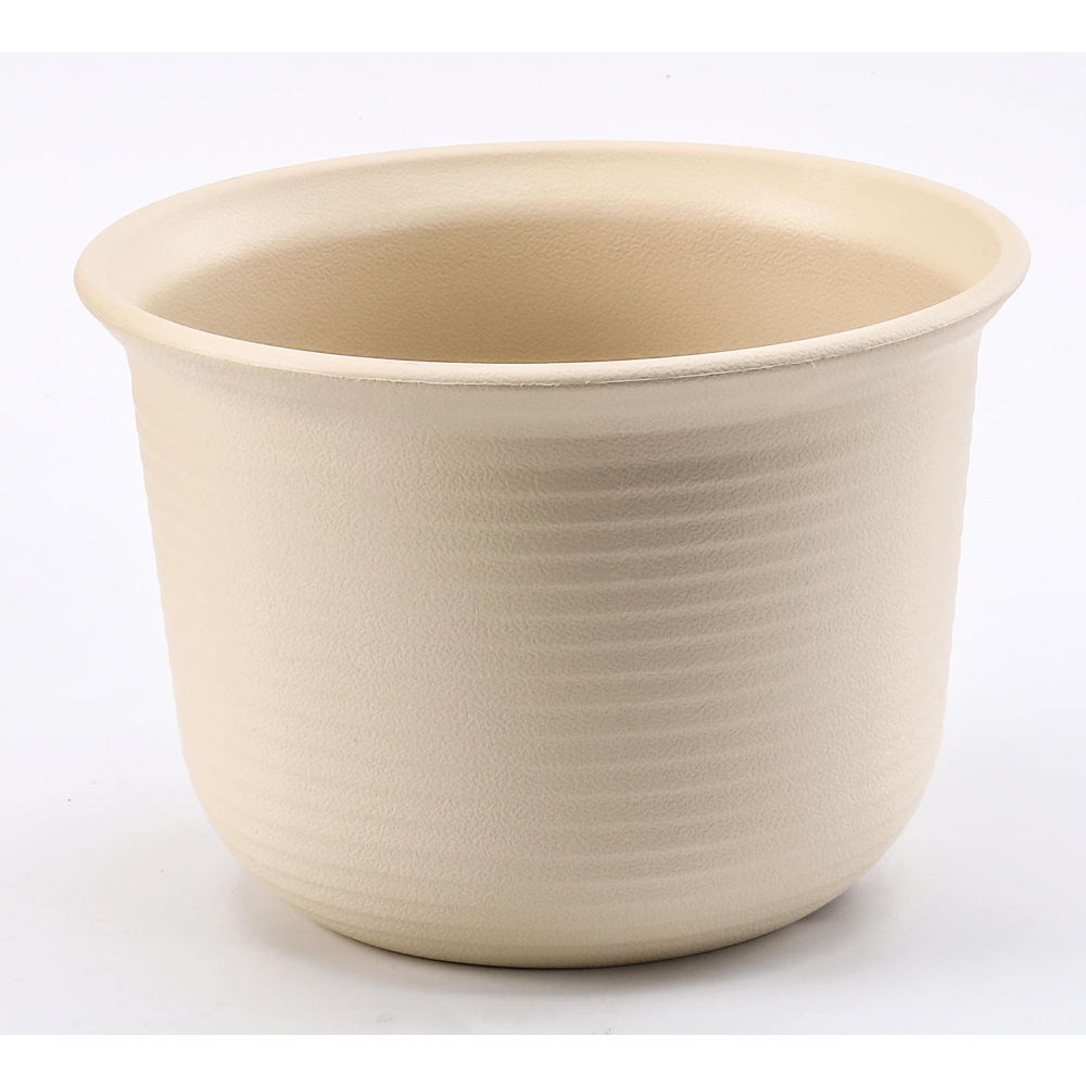 Tree O กระถางต้นไม้ทรงกลม รุ่น 6PY002-BE ขนาด19X13ซม. (8นิ้ว) สีน้ำตาลอ่อน