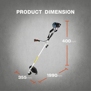 SENIX เครื่องตัดหญ้า 2 จังหวะ 1.5 แรงม้า รุ่น BCUTS-M-EU สีน้ำเงิน - ดำ