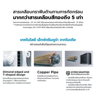 MIDEA เครื่องปรับอากาศ Inverter  ECO Easy 2 ขนาด 9000 บีทียู รุ่น  MSAF-09CRDN8-IDU