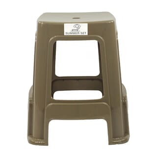 SUMMER SET เก้าอี้พลาสติก รุ่น นิวลุค FT-259/A ขนาด40x40x45 ซม.สีน้ำตาล