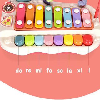 TOYS ของเล่นไซโลโฟนทรงเค้ก รุ่น 2499002 ขนาด 27x13x17 ซม. คละสี